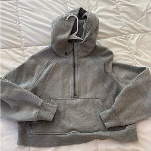 Scuba Oversized Half Zip Hoodie